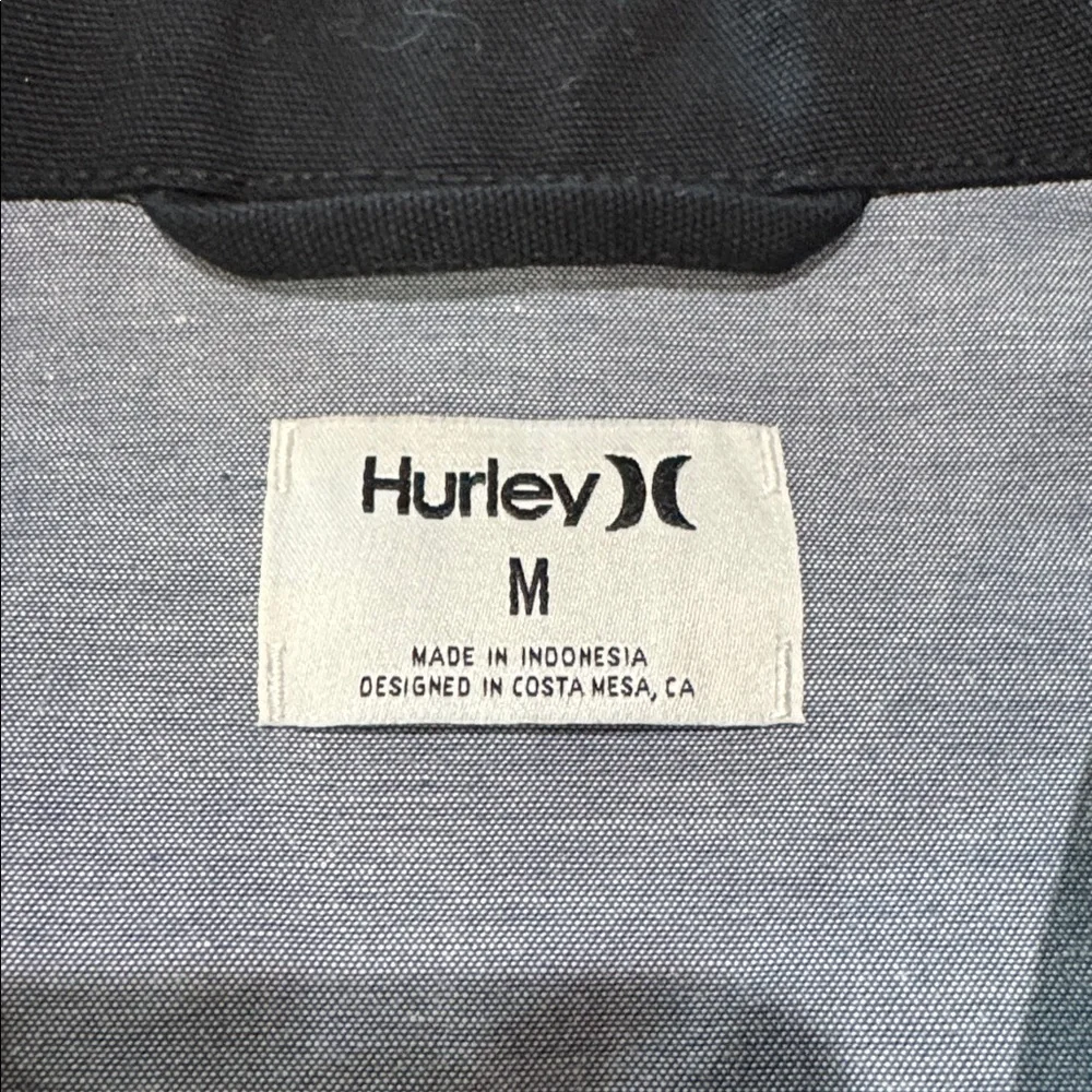 Hurley black/gold button Jean jacket - Picture 2 of 4